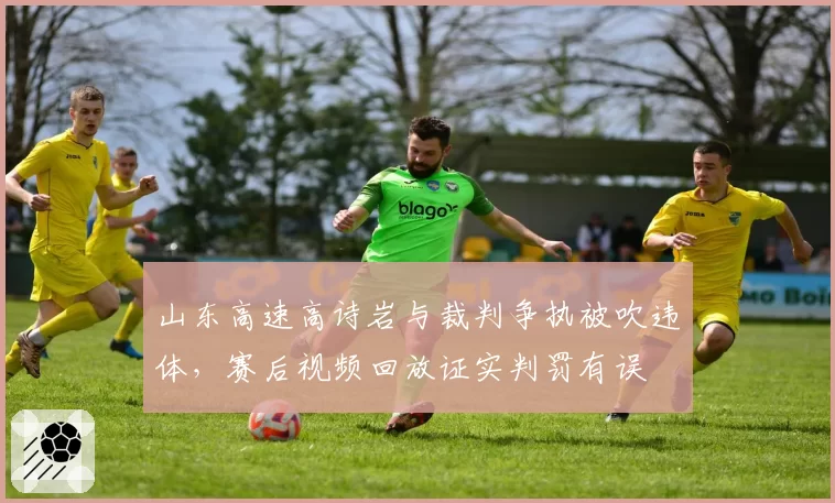 山东高速高诗岩与裁判争执被吹违体，赛后视频回放证实判罚有误
